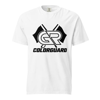 Signature | Comfort Colors T-Shirt | George Ranch High School Colorguard | Crest Logo
