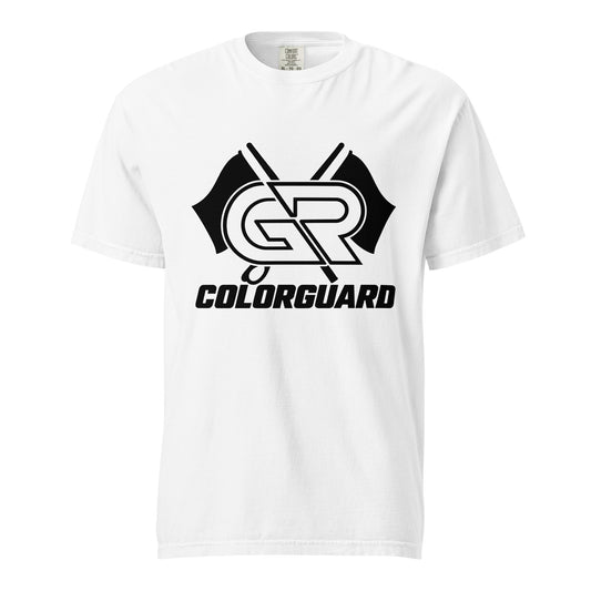 Signature | Comfort Colors T-Shirt | George Ranch High School Colorguard | Crest Logo