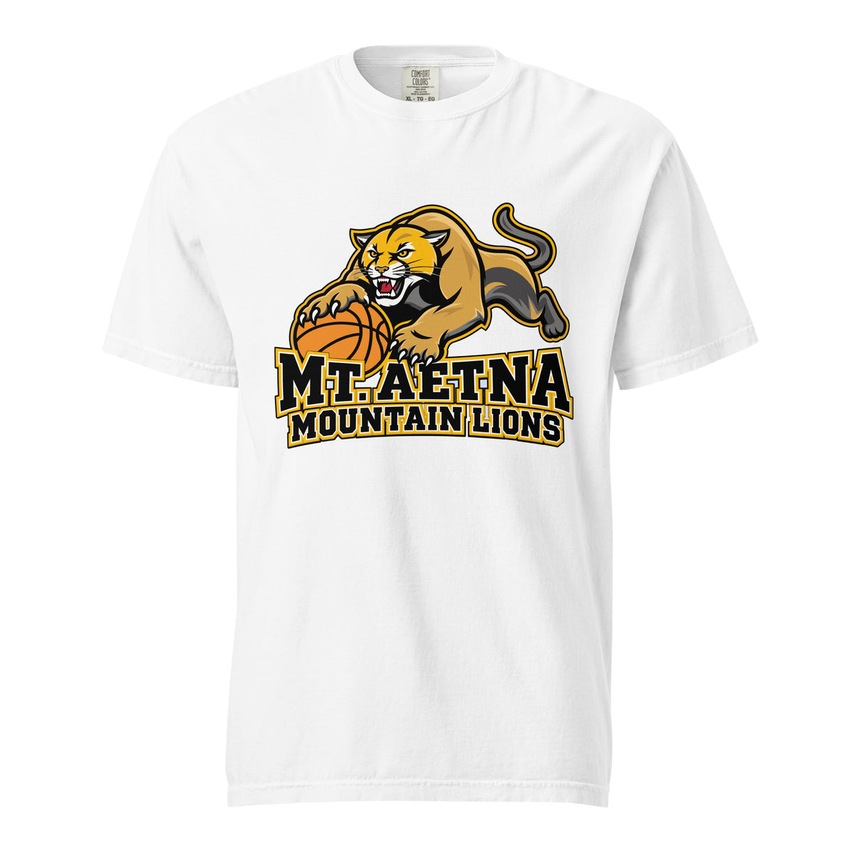 Signature | Comfort Colors T-Shirt | Mt. Aetna Adventist School | Crest Logo