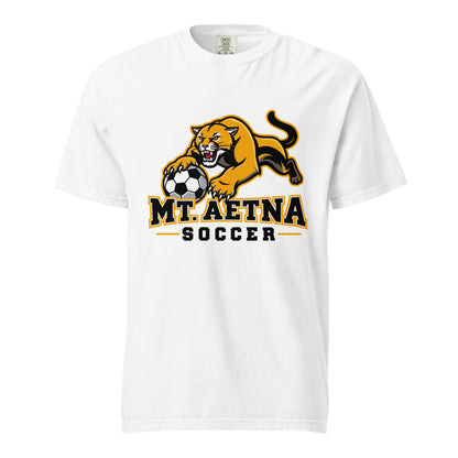 Signature | Comfort Colors T-Shirt | Mt. Aetna Adventist School | Soccer Apex Logo