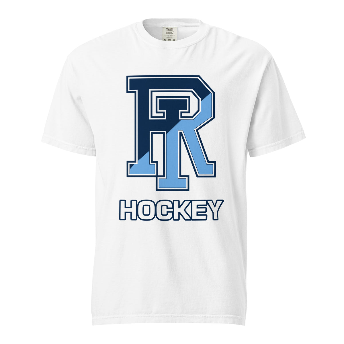 Signature | Comfort Colors T-Shirt | URI Men’s Hockey | Crest Logo