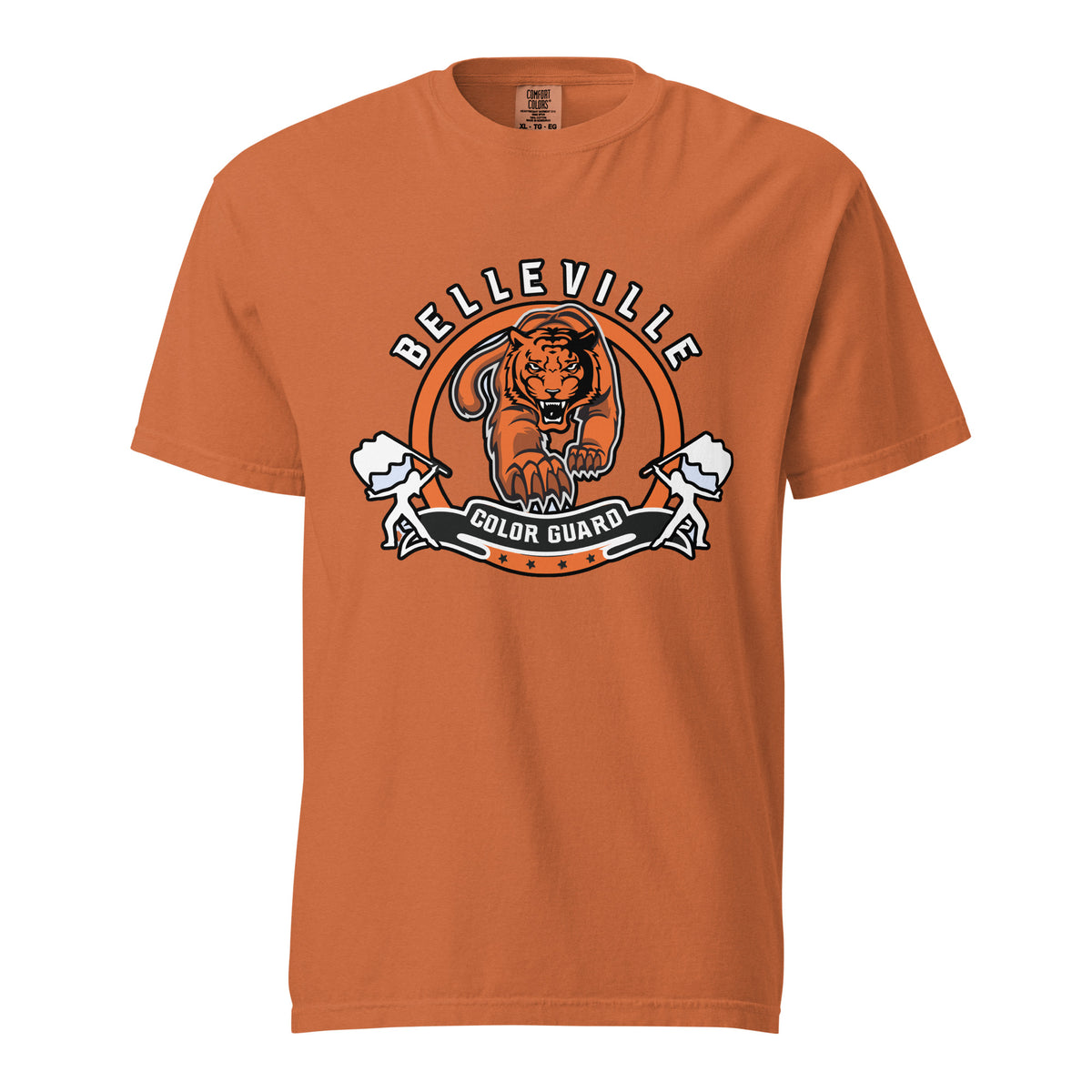 Signature | Comfort Colors T-Shirt | Belleville Community Guard Programs | Vanguard Logo