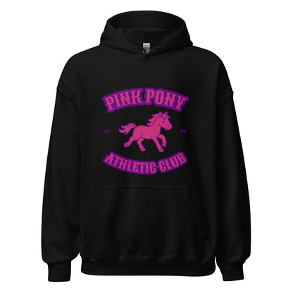 Classic | Hoodie | Pink Pony Athletic Club | Crest Logo