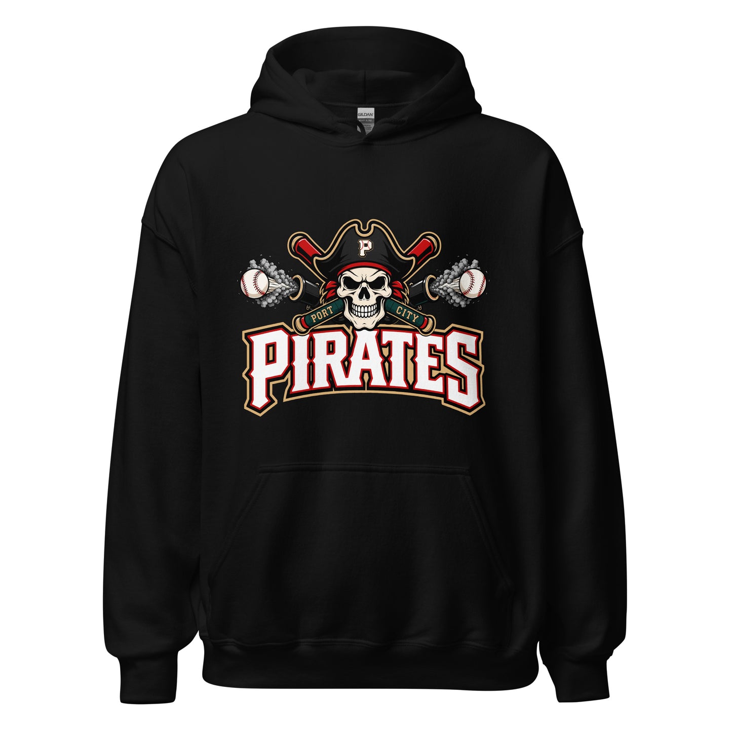 Classic | Hoodie | Port City Pirates | Cannonball Portside Logo