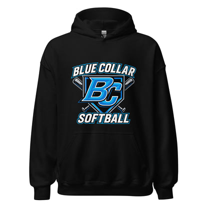 Classic | Hoodie | Blue Collar Softball 2034 | Shield Logo