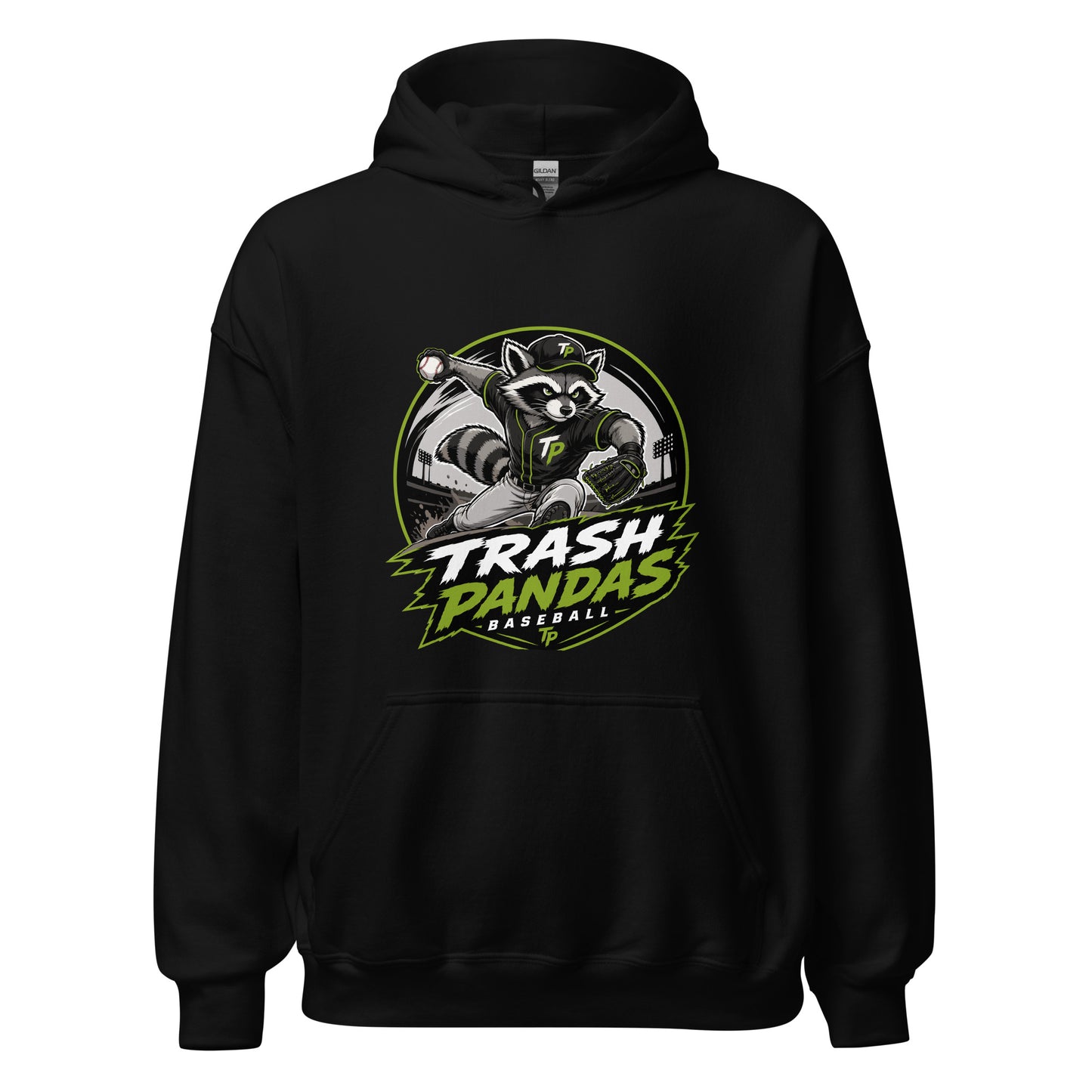 Classic | Hoodie | Trash Pandas Baseball Organization | Vanguard Logo