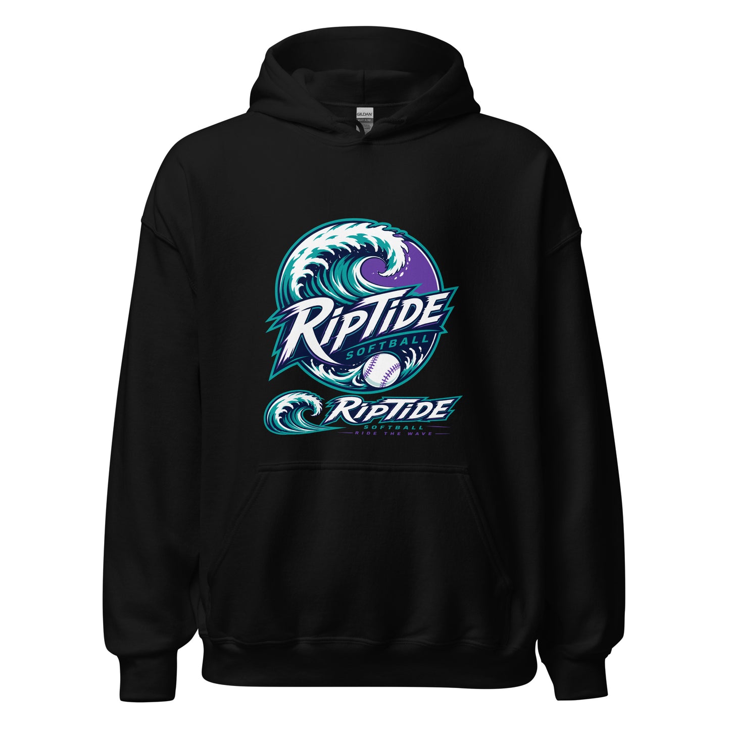 Classic | Hoodie | RipTide Softball | Crest Logo