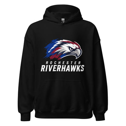 Classic | Hoodie | Rochester Riverhawks | Emblem Logo