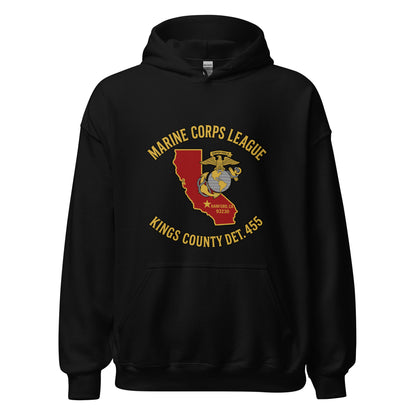Classic | Hoodie | Marine Corps League kings County Det 455 | Crest Logo