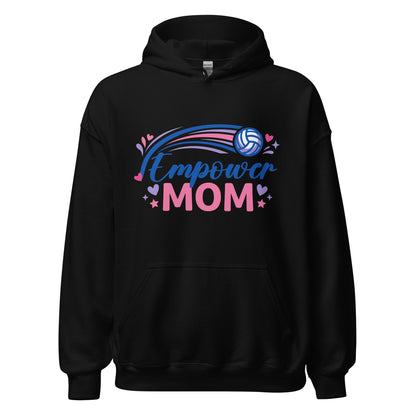 Classic | Hoodie | Empower Volleyball Club | Mom Crest Logo