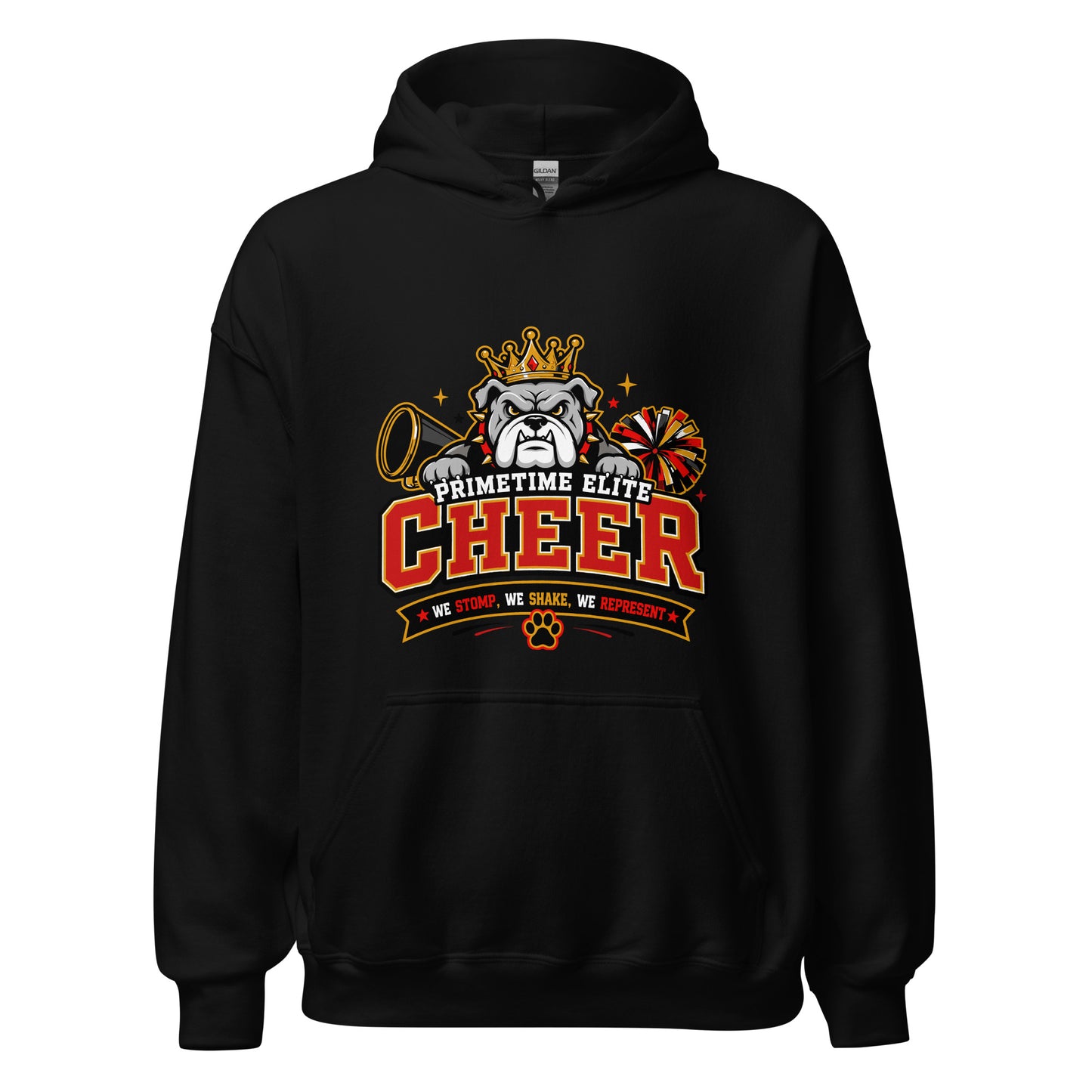Classic | Hoodie | PTE Bulldog Cheer | Crest Logo