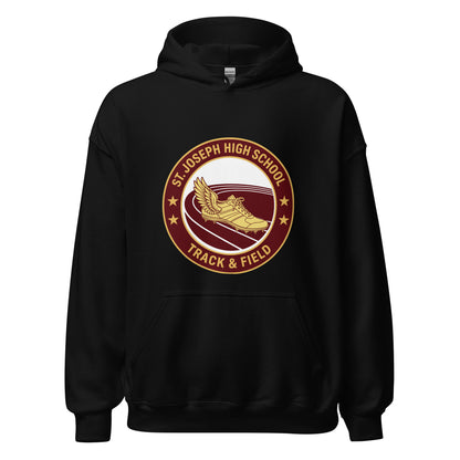 Classic | Hoodie | St. Joseph High School - Track & Field | Badge Logo