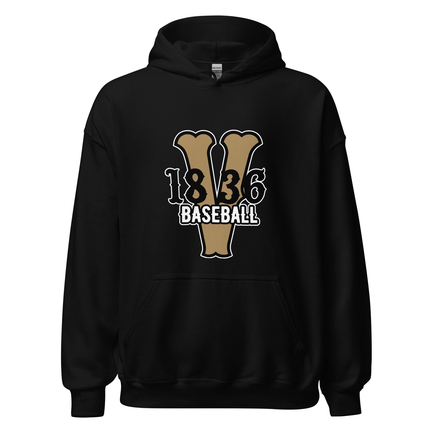 Classic | Hoodie | 1836 Volunteers Baseball | Crest Logo