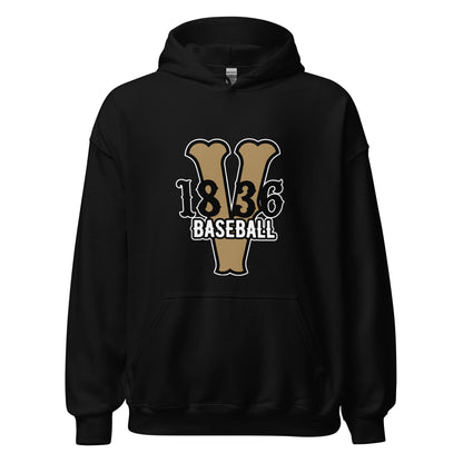 Classic | Hoodie | 1836 Volunteers Baseball | Crest Logo