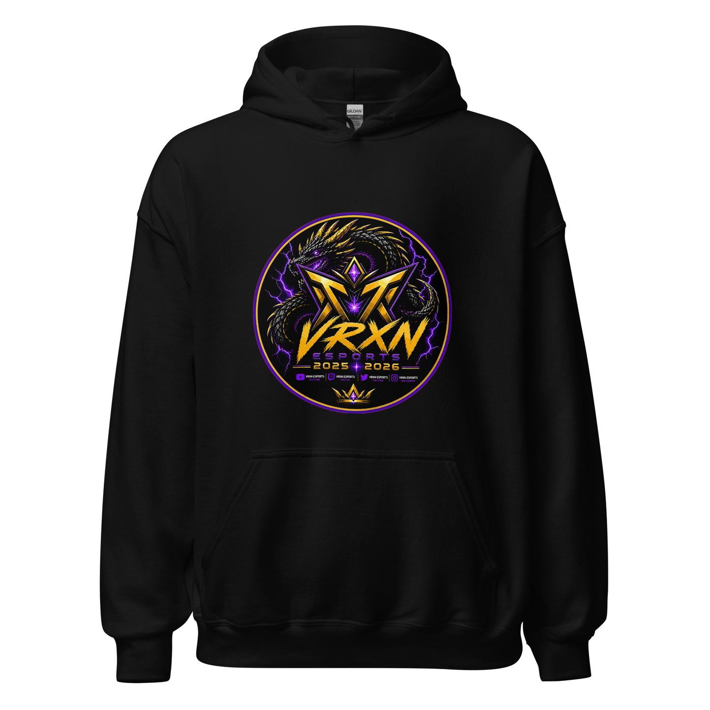 Classic | Hoodie | VŘXŃESPORT | Titan Crest Logo