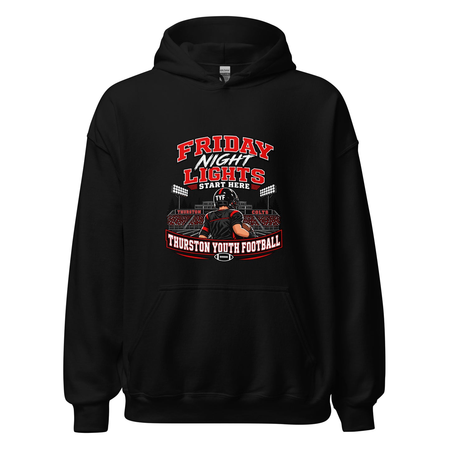 Classic | Hoodie | Thurston Youth Football | Vanguard Logo