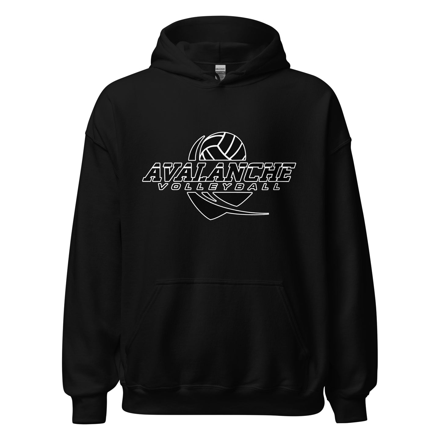 Classic | Hoodie | Avalanche Volleyball Club | Crest Logo