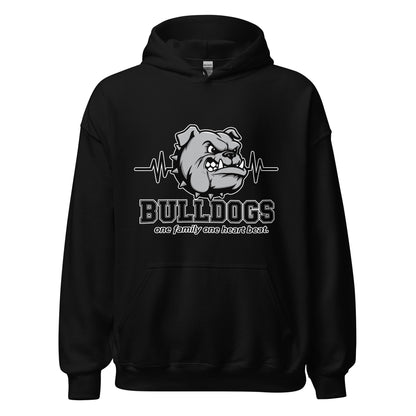 Classic | Hoodie | Celina Recreational Football Black | Bulldogs Crest Logo