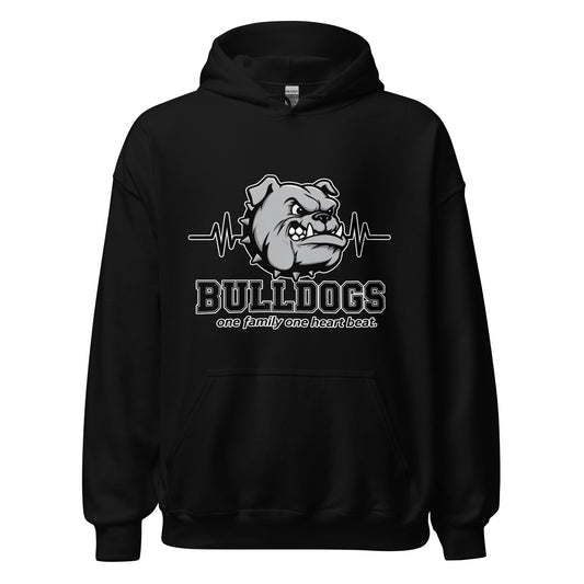 Classic | Hoodie | Celina Recreational Football Black | Bulldogs Crest Logo