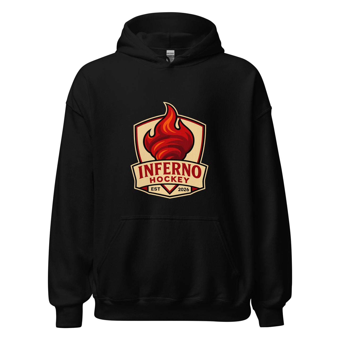 Classic | Hoodie | Inferno Hockey | Crest Logo
