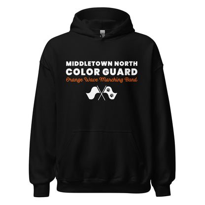 Classic | Hoodie | Orange Wave Marching Band | Modern Script Logo