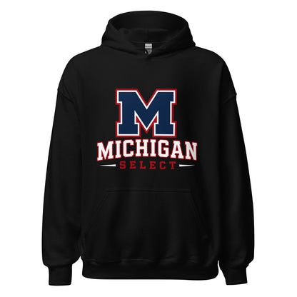 Classic | Hoodie | Michigan Select Baseball | Emblem Logo