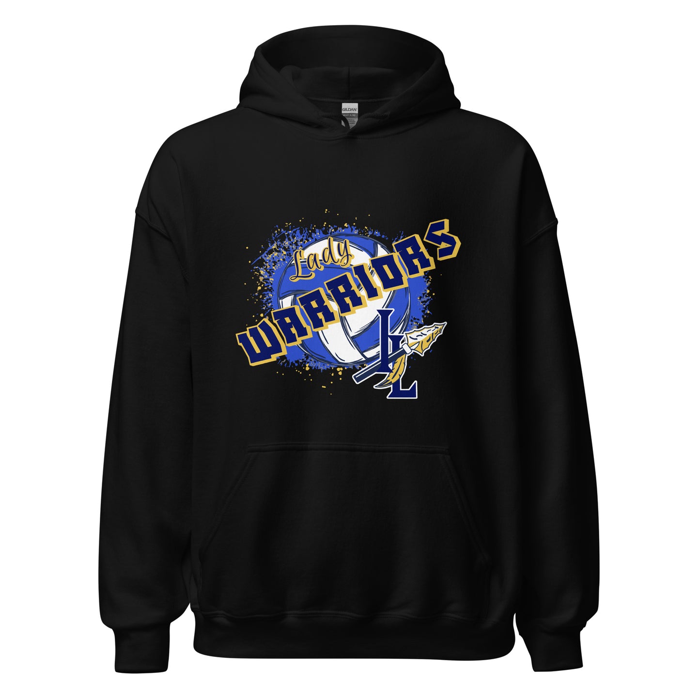 Classic | Hoodie | Indian Land Middle School Volleyball | Vanguard Warriors Logo