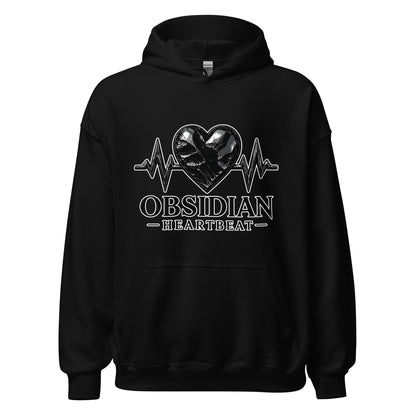 Classic | Hoodie | Obsidian Heartbeat | Pulse Athletics Logo