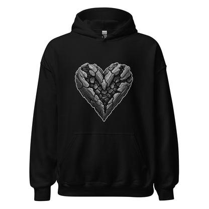 Classic | Hoodie | Obsidian Heartbeat | Emblem Logo