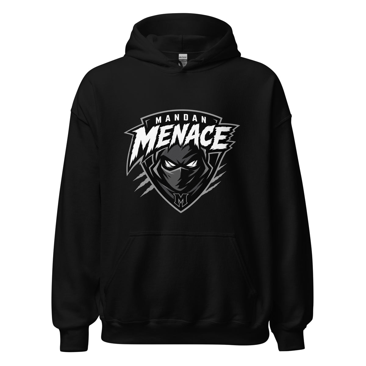 Classic | Hoodie | Mandan Menace | Shield Logo