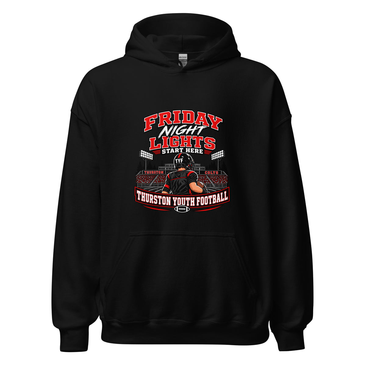 Classic | Hoodie | Thurston Youth Football | Vanguard Logo