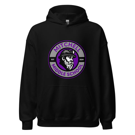 Classic | Hoodie | Mitchell Middle School Softball | Badge Logo