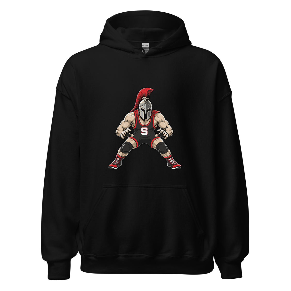 Classic | Hoodie | Spartan Wrestling Club | Mascot Logo