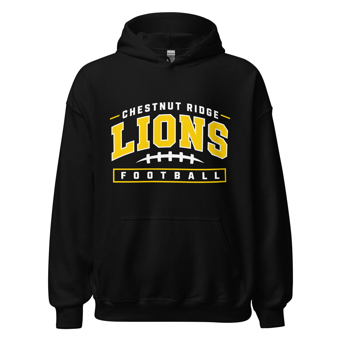 Classic | Hoodie | Chestnut Ridge Lions Football | Valor Logo