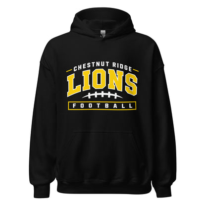 Classic | Hoodie | Chestnut Ridge Lions Football | Valor Logo