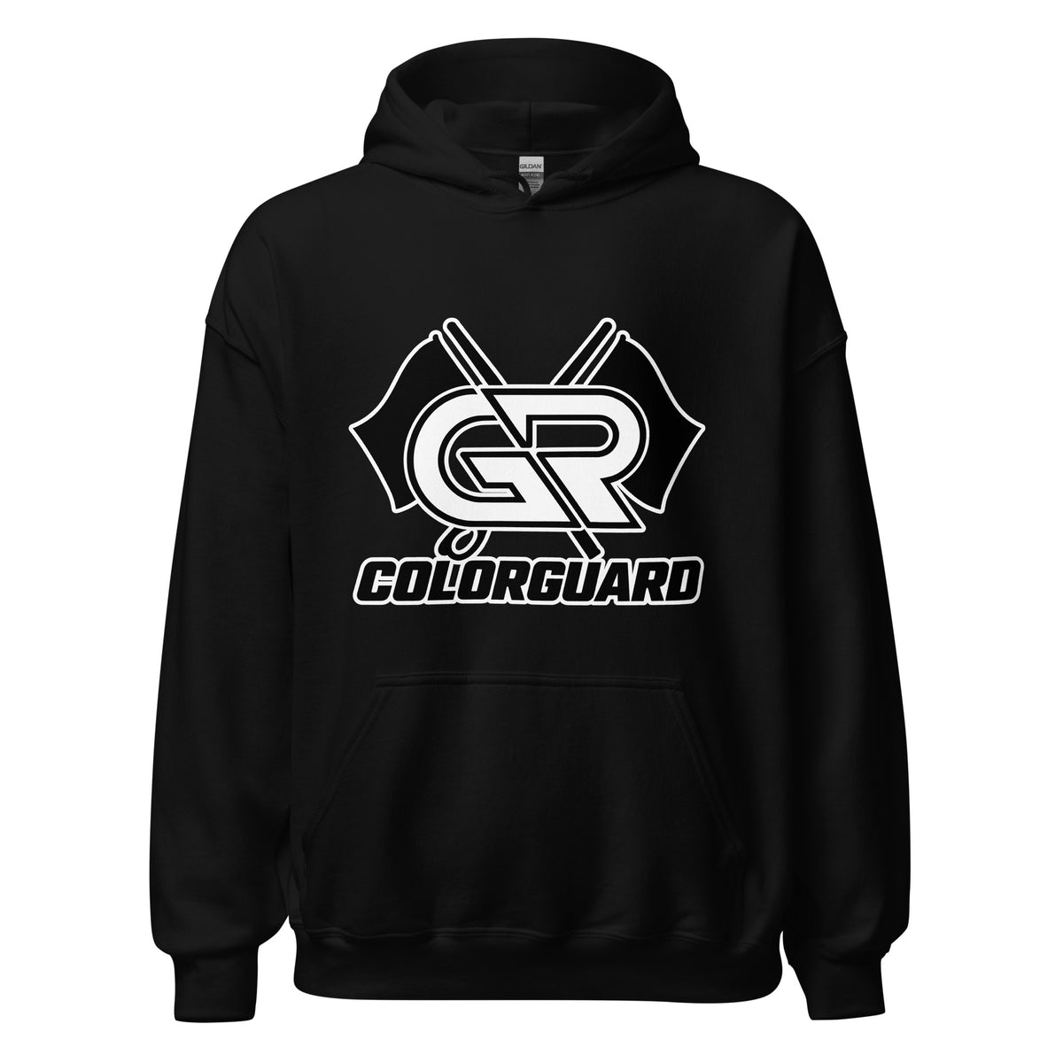 Classic | Hoodie | George Ranch High School Colorguard | Crest Logo