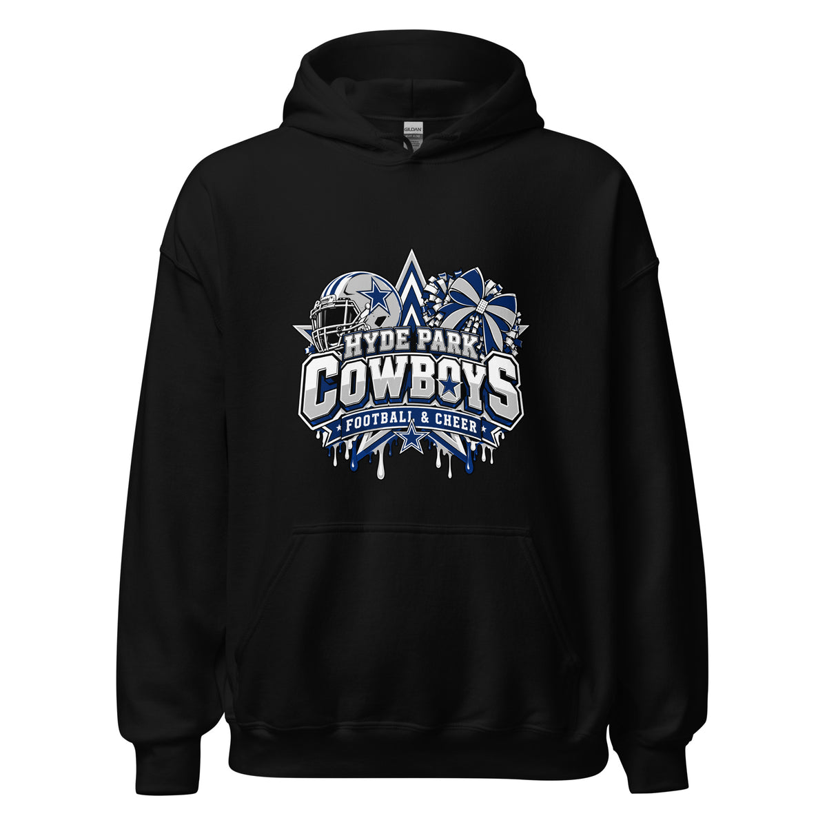 Classic | Hoodie | Hyde Park Cowboys | Crest Logo