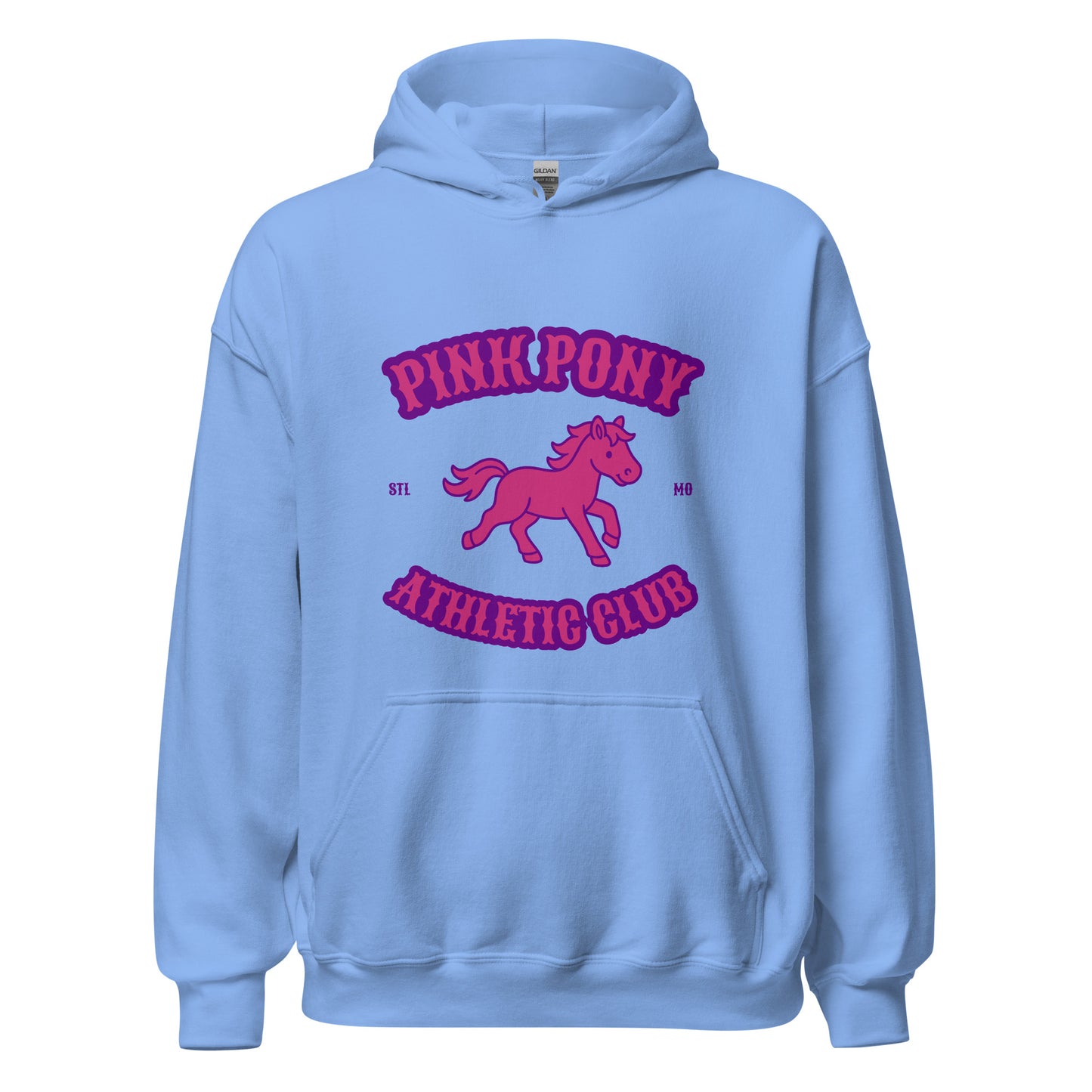 Classic | Hoodie | Pink Pony Athletic Club | Crest Logo