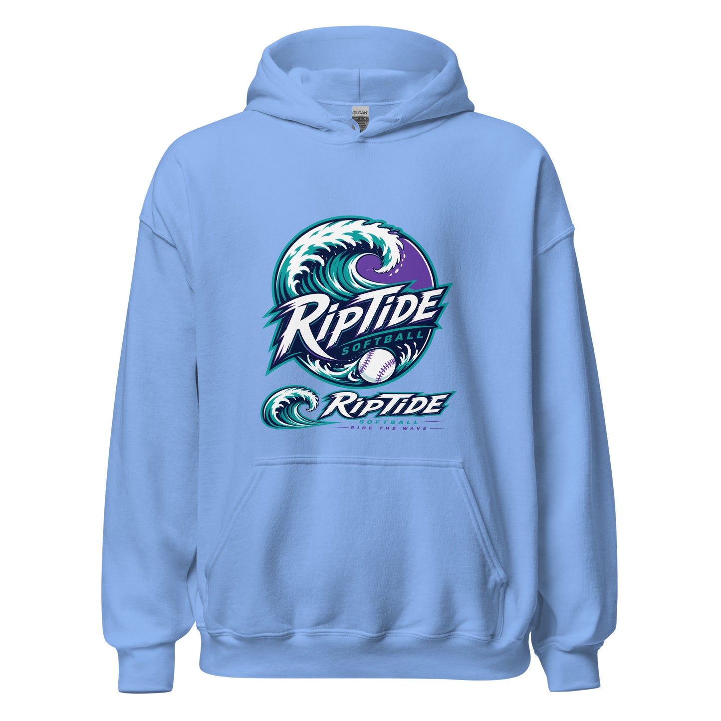Classic | Hoodie | RipTide Softball | Crest Logo