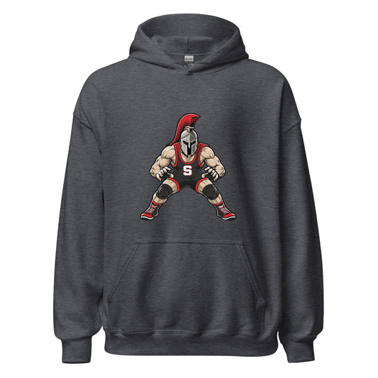 Classic | Hoodie | Spartan Wrestling Club | Mascot Logo