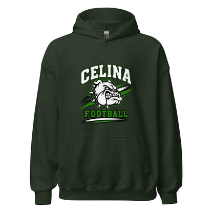 Classic | Hoodie | Celina Black Football | Emblem Logo