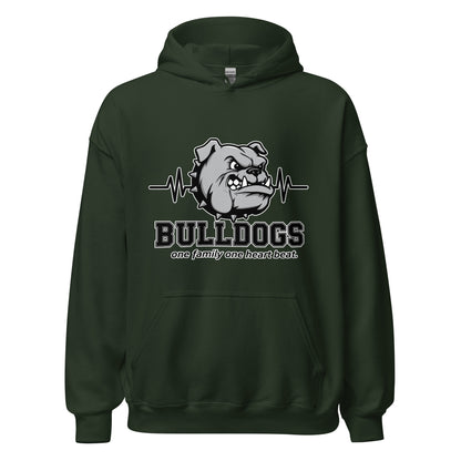 Classic | Hoodie | Celina Recreational Football Black | Bulldogs Crest Logo