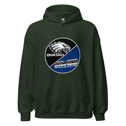 Classic | Hoodie | Edison Eagles/CWA Wrestling | Badge Logo