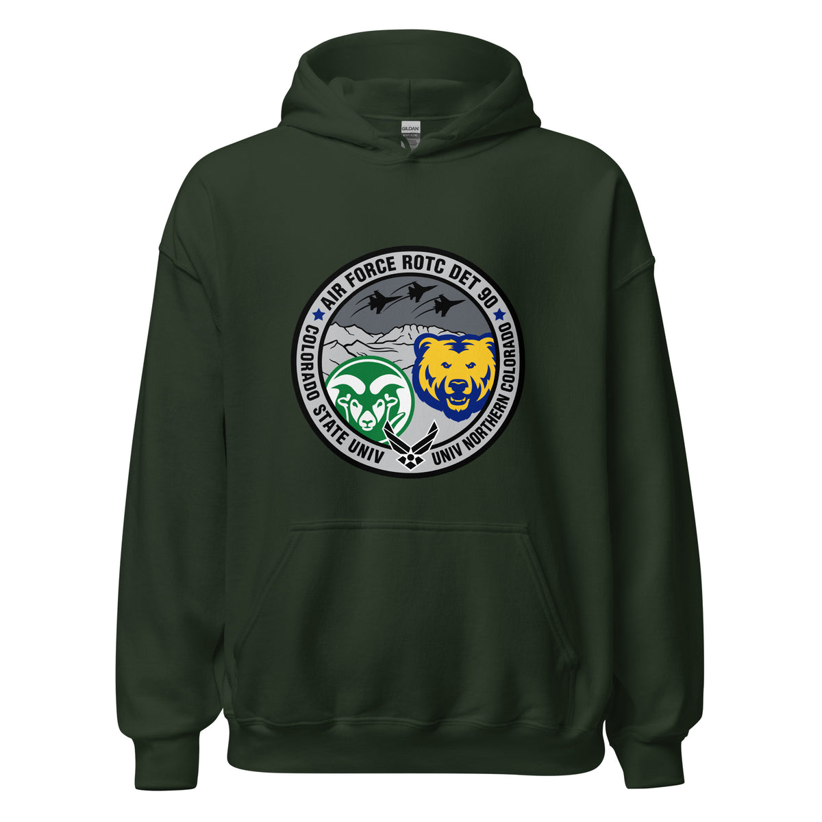 Classic | Hoodie | Colorado State Detachment 90 | Badge Logo