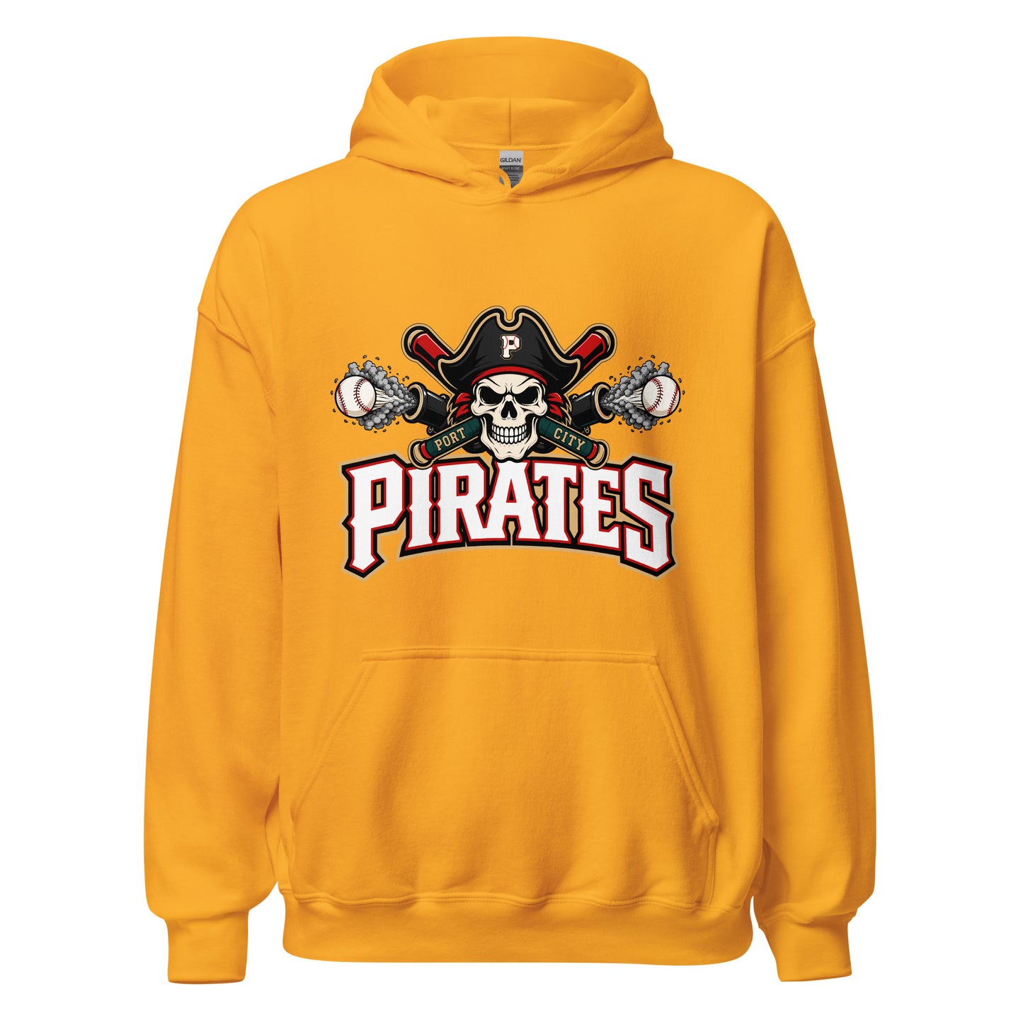 Classic | Hoodie | Port City Pirates | Cannonball Portside Logo