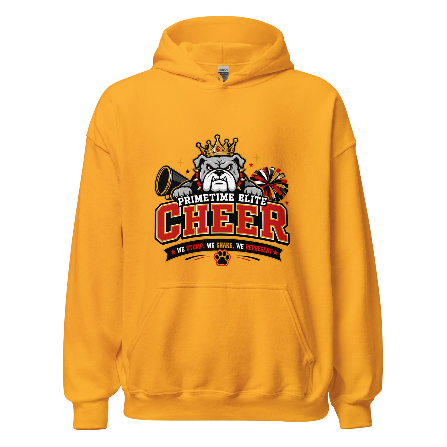 Classic | Hoodie | PTE Bulldog Cheer | Crest Logo