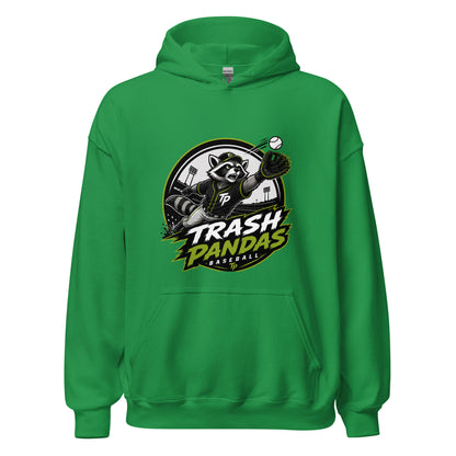 Classic | Hoodie | Trash Pandas Baseball Organization | Emblem Logo