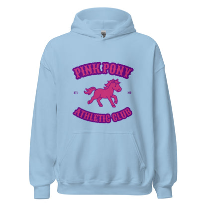 Classic | Hoodie | Pink Pony Athletic Club | Crest Logo