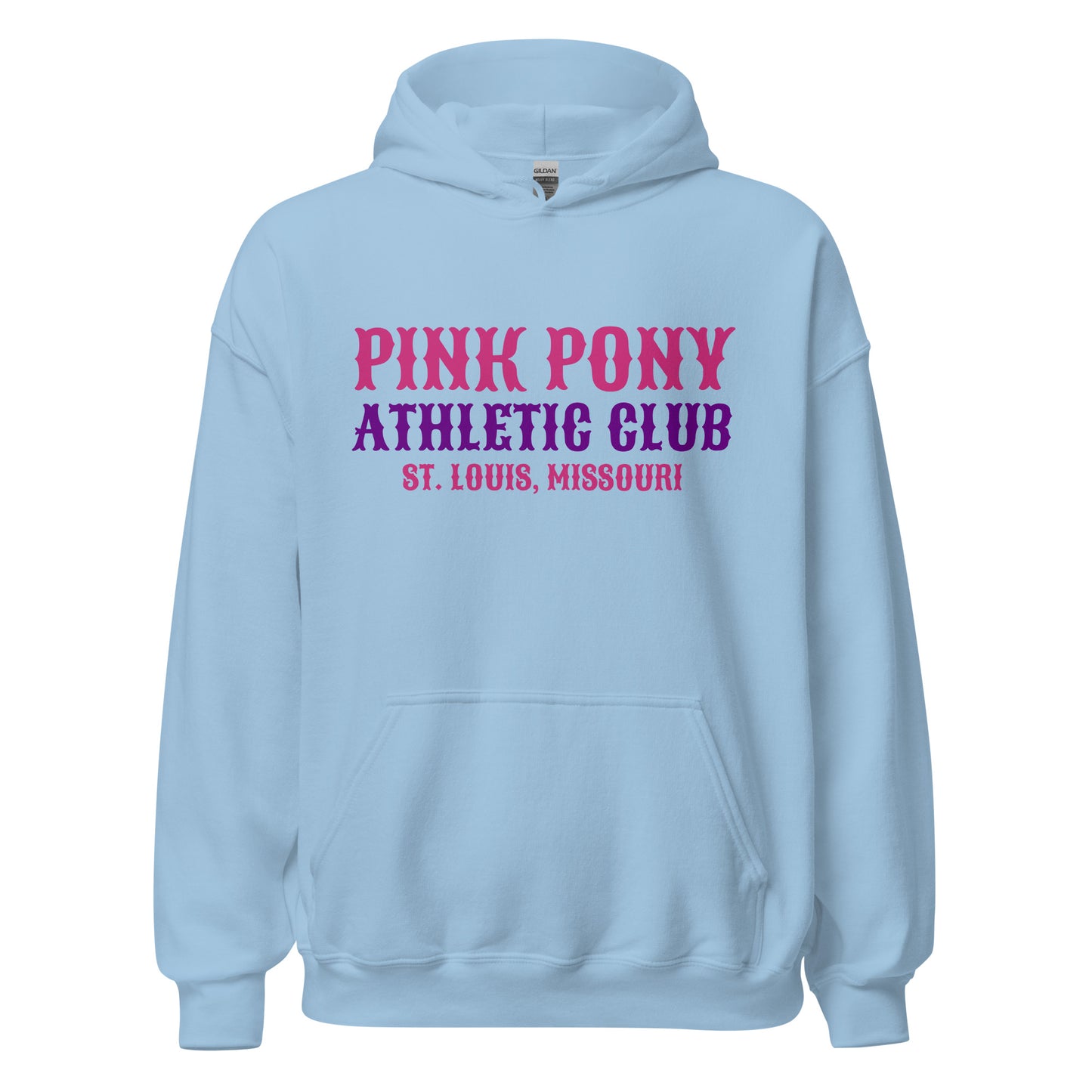 Classic | Hoodie | Pink Pony Athletic Club | Athletic Wordmark Logo