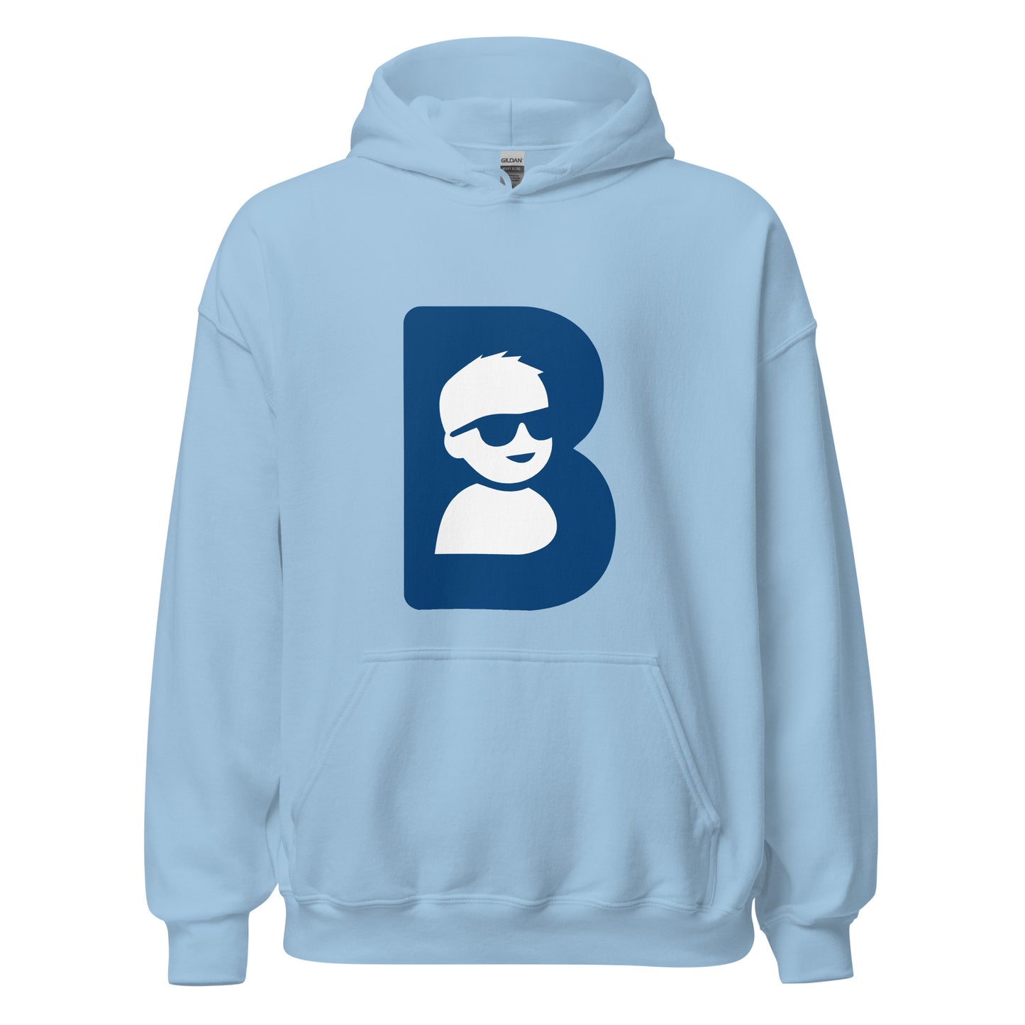 Classic | Hoodie | Brave Like Ben | Blue Maverick Logo